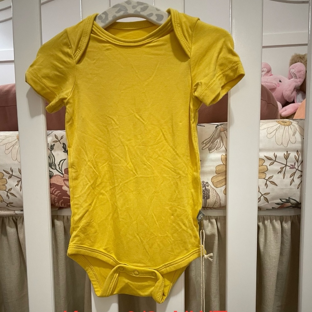Kyte Baby Bamboo Shortsleeve Bodysuit 0/3m NWT